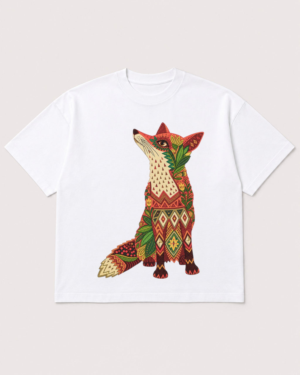 Mockup Boxy Heavyweight Tee White product