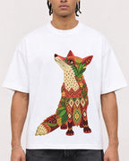 Mockup Boxy Heavyweight Tee White male close-up 40