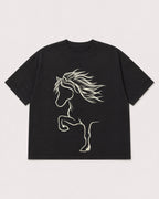 Mockup Boxy Heavyweight Tee Black product