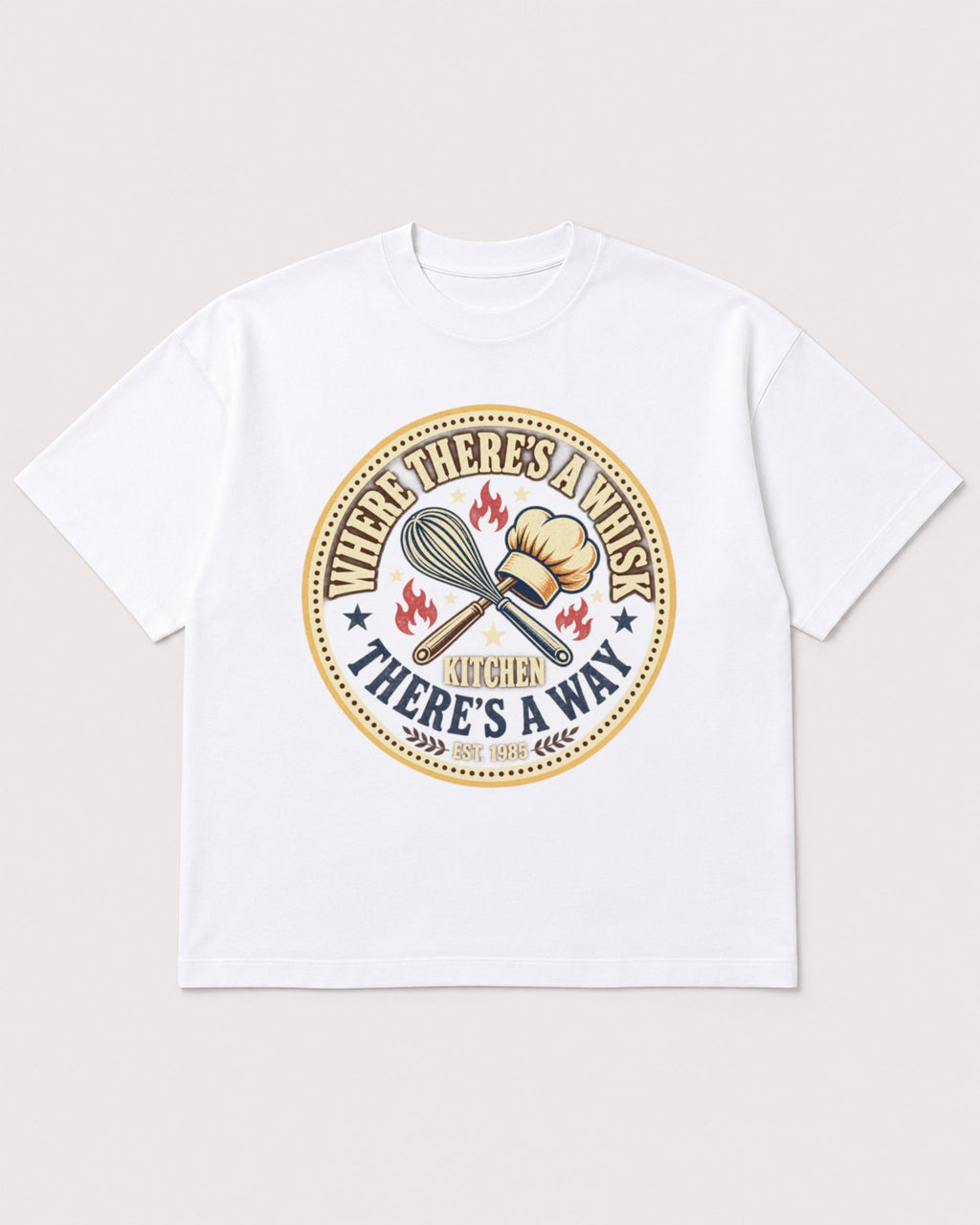 Mockup Boxy Heavyweight Tee White product