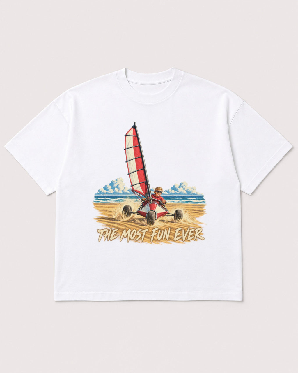 Mockup Boxy Heavyweight Tee White product