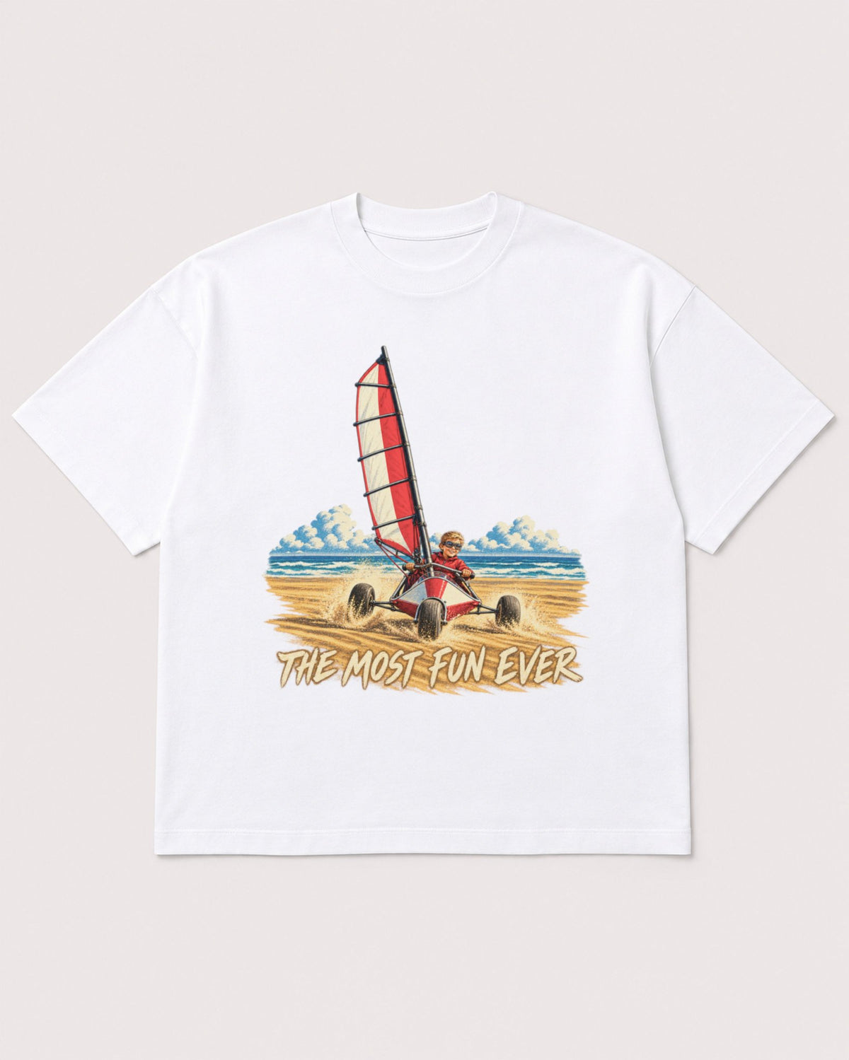 Mockup Boxy Heavyweight Tee White product