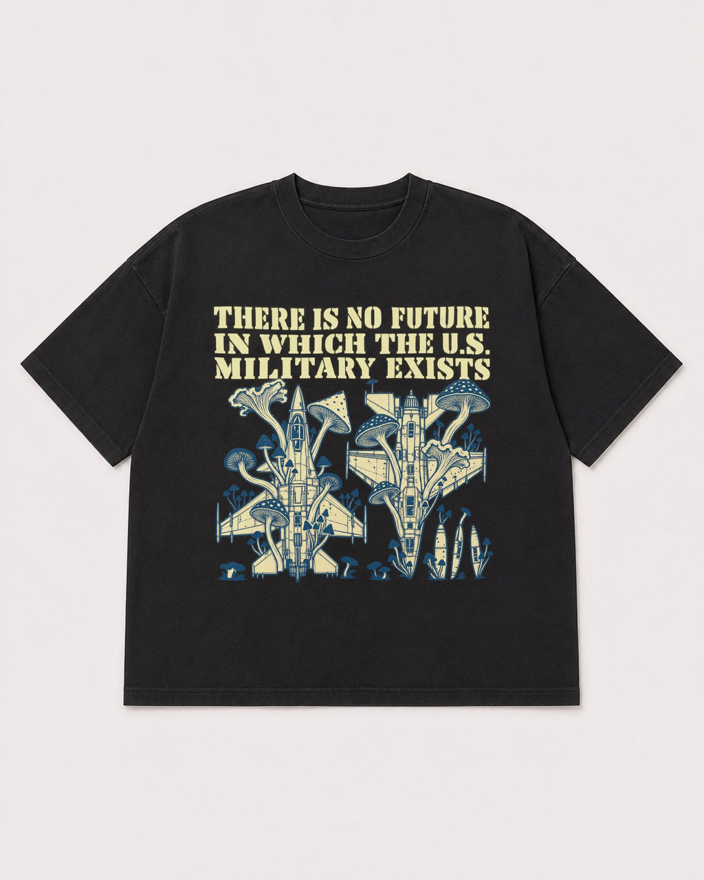 Mockup Boxy Heavyweight Tee Black product
