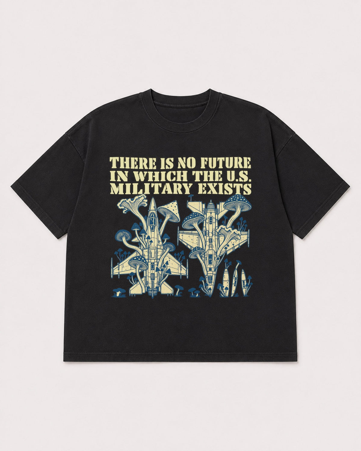 Mockup Boxy Heavyweight Tee Black product