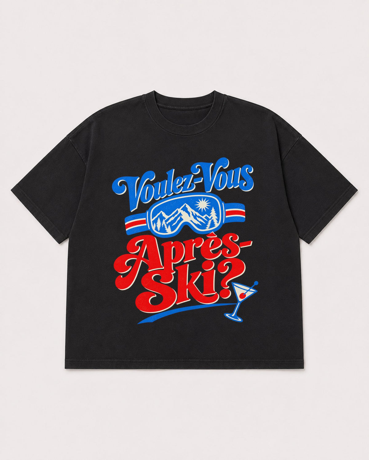 Mockup Boxy Heavyweight Tee Black product