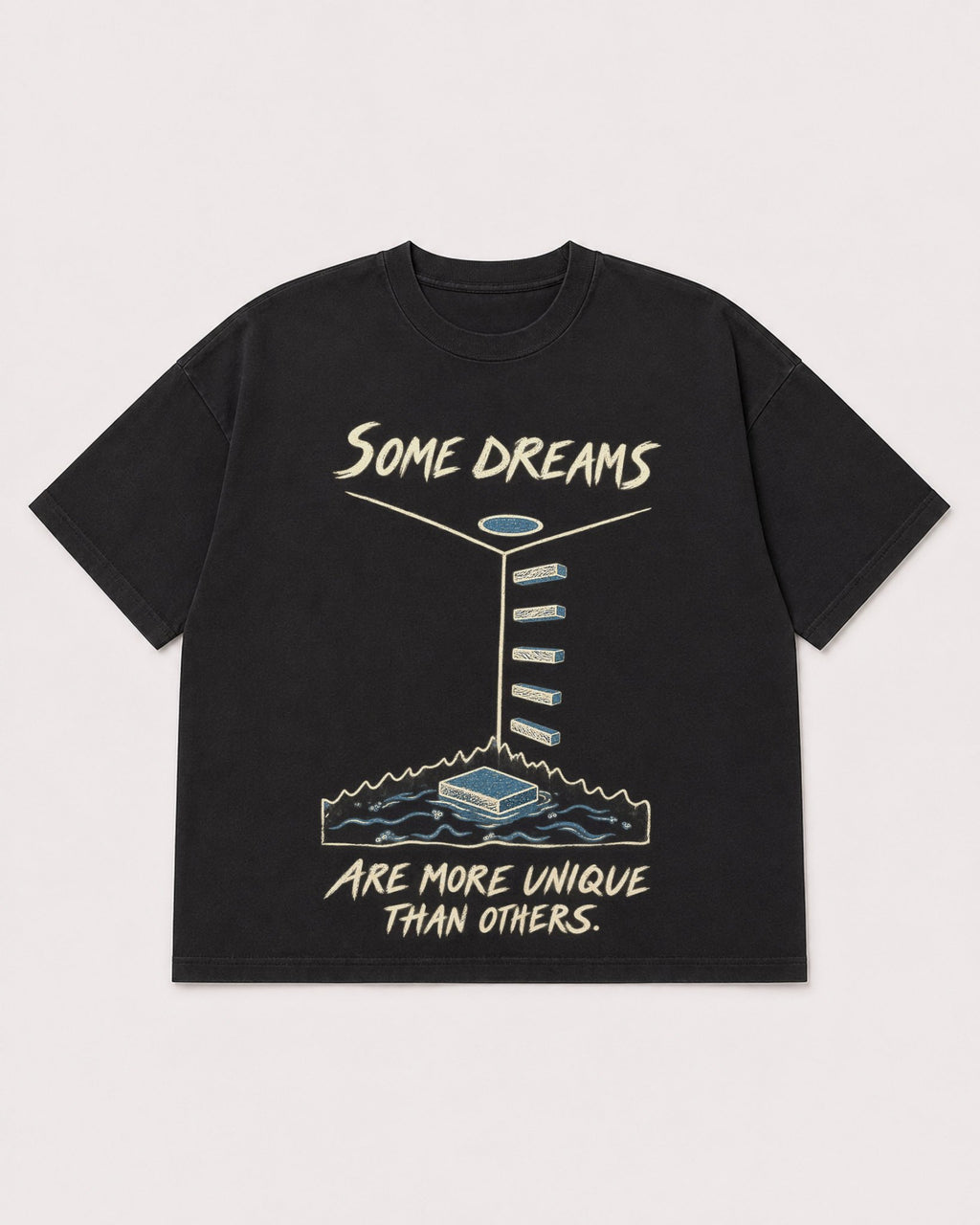 Mockup Boxy Heavyweight Tee Black product