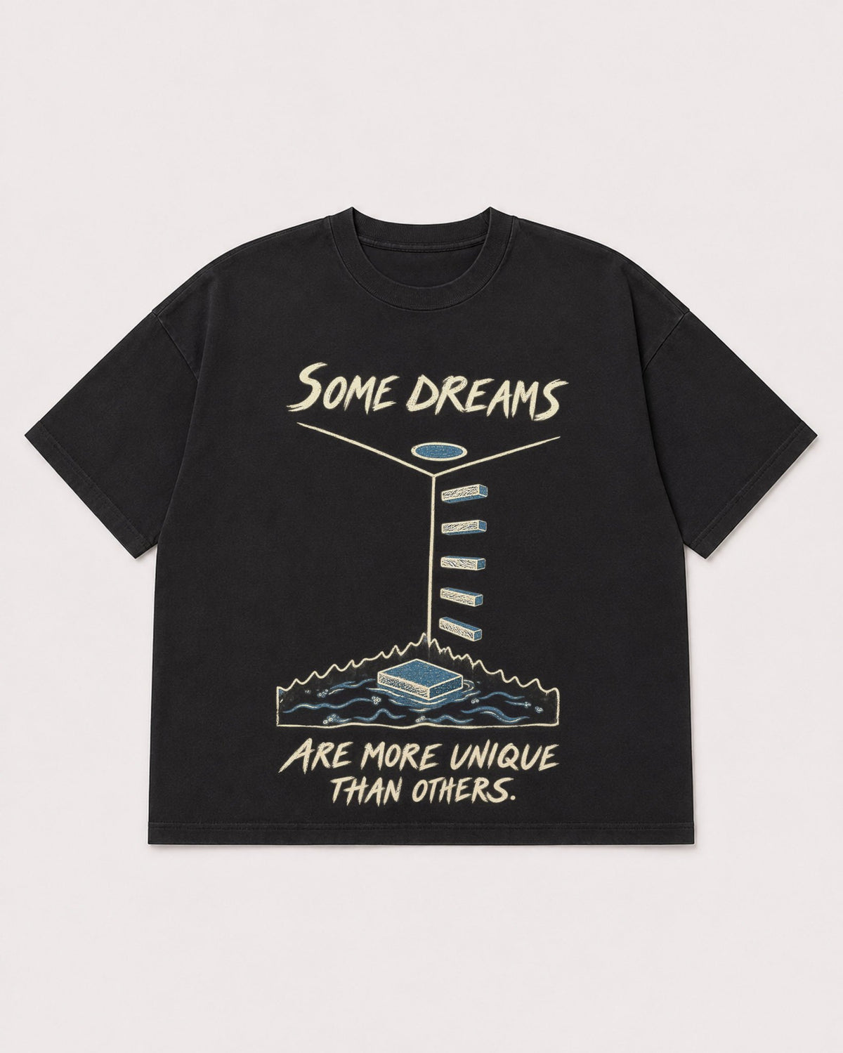 Mockup Boxy Heavyweight Tee Black product