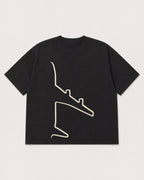 Mockup Boxy Heavyweight Tee Black product