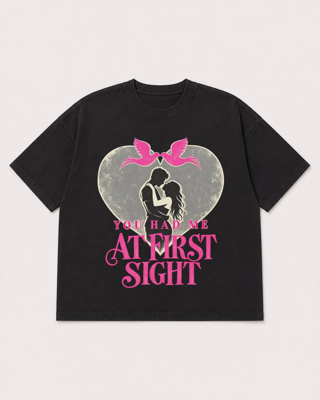 Mockup Boxy Heavyweight Tee Black product
