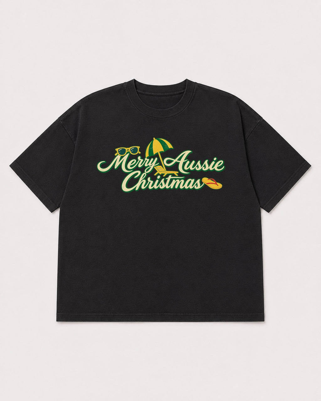 Mockup Boxy Heavyweight Tee Black product