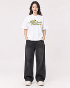 Mockup Boxy Heavyweight Tee White female full-body 03