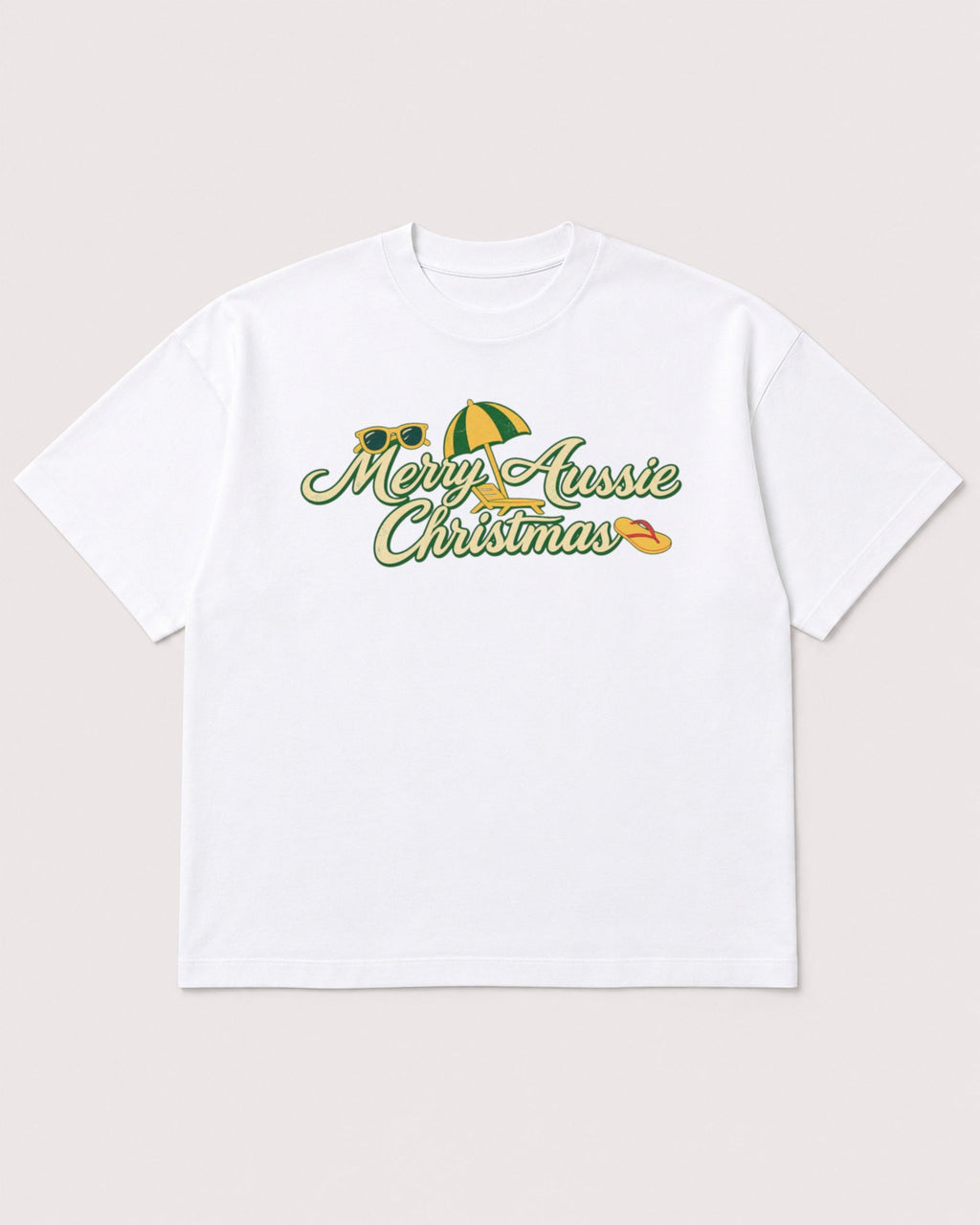 Mockup Boxy Heavyweight Tee White product