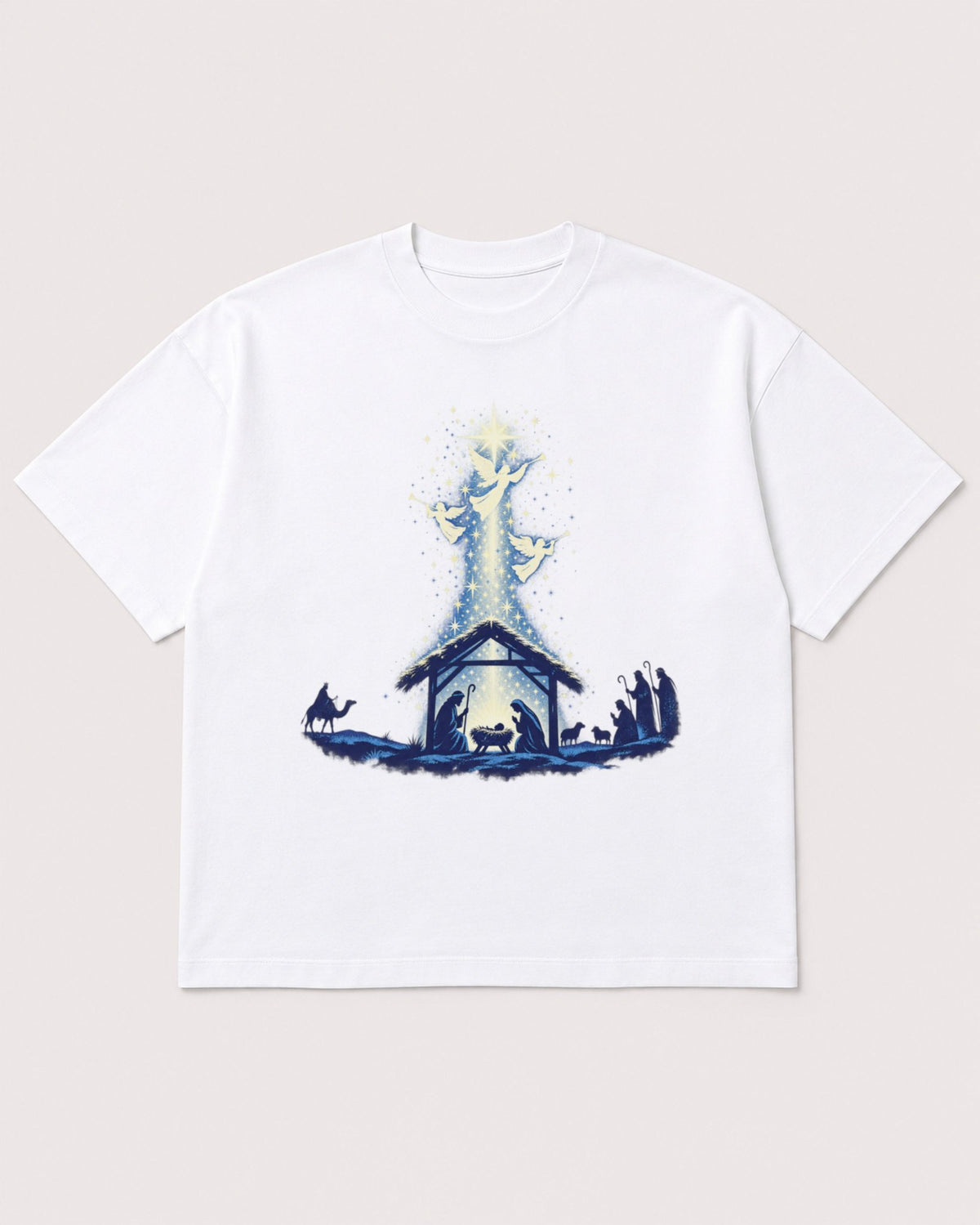 Mockup Boxy Heavyweight Tee White product