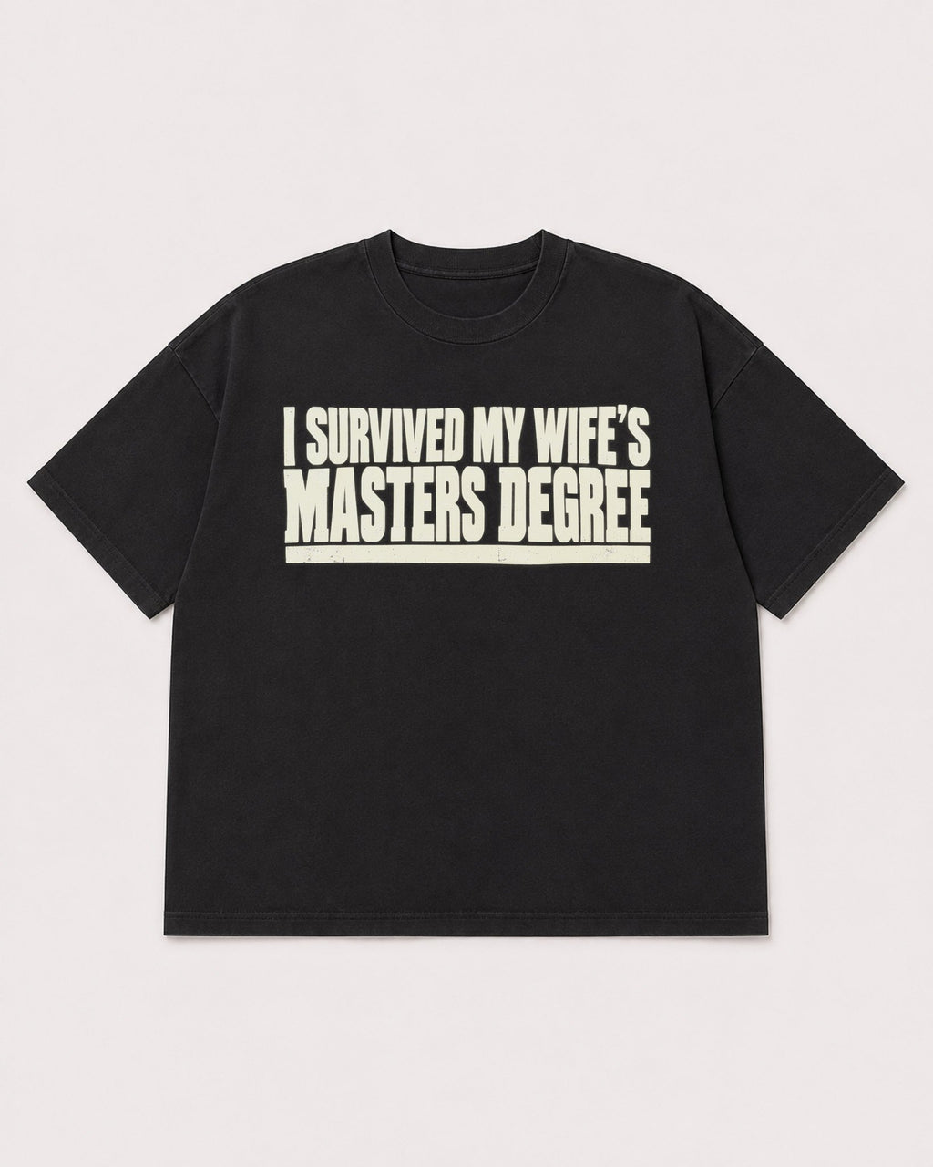Mockup Boxy Heavyweight Tee Black product