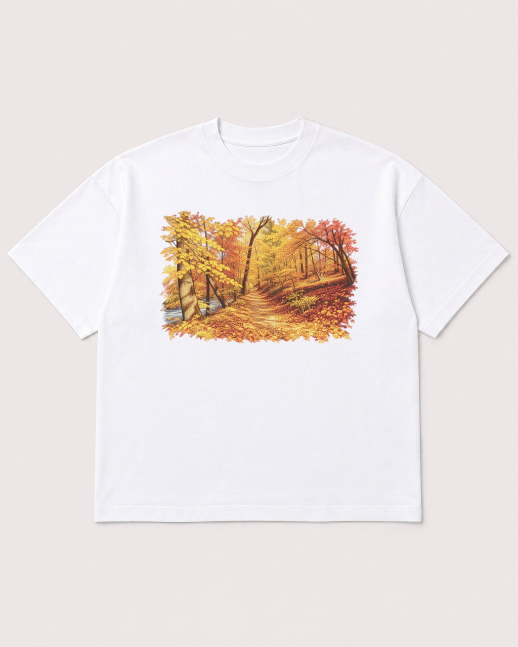 Mockup Boxy Heavyweight Tee White product
