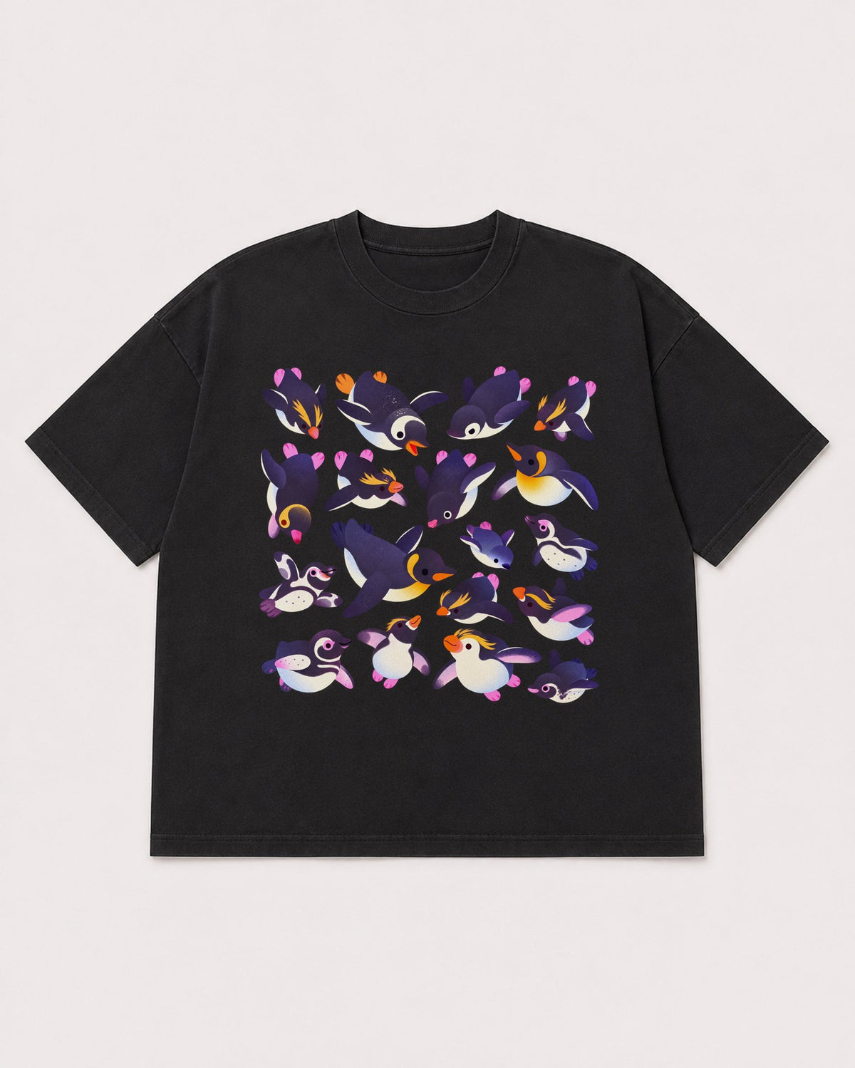 Mockup Boxy Heavyweight Tee Black product