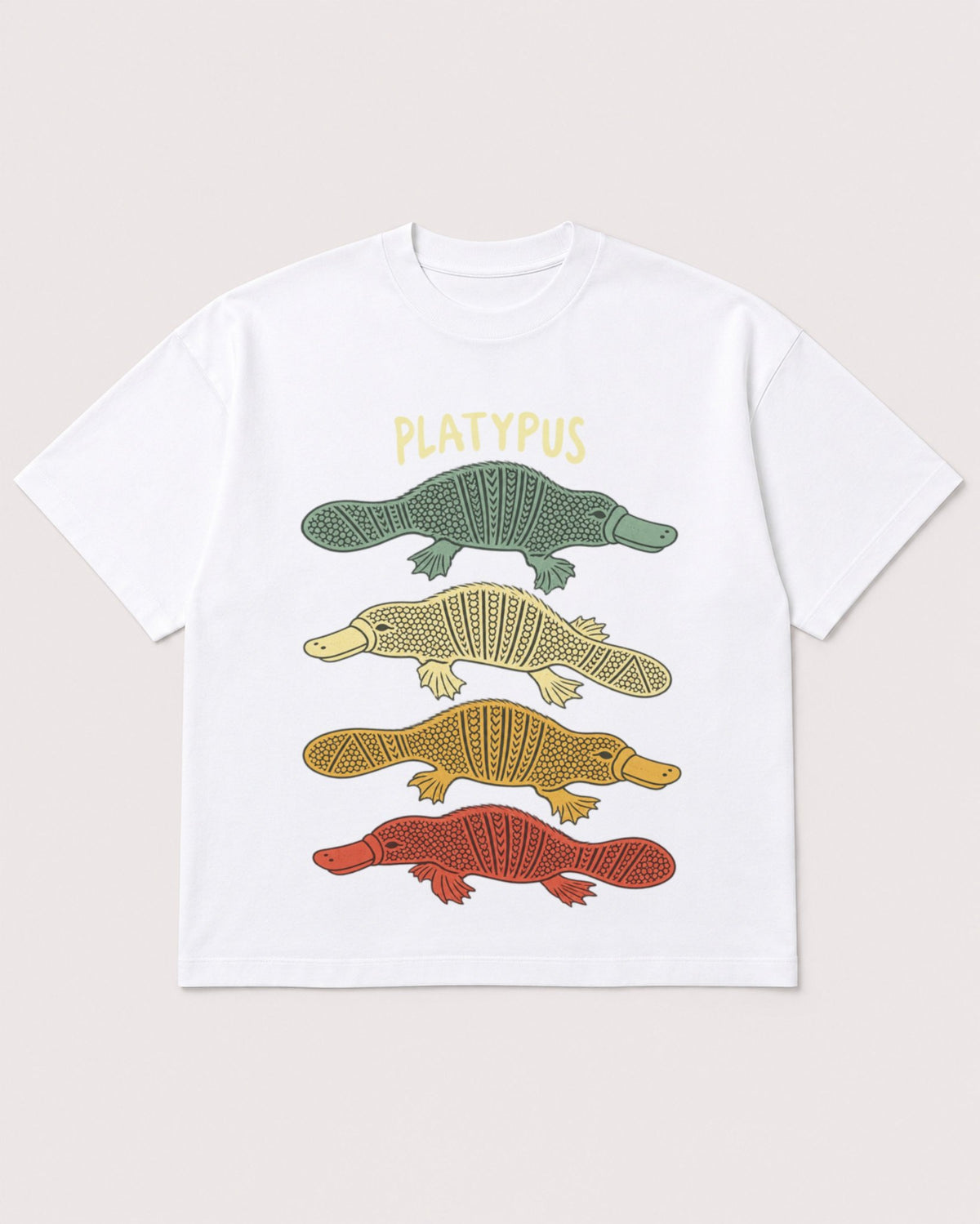 Mockup Boxy Heavyweight Tee White product