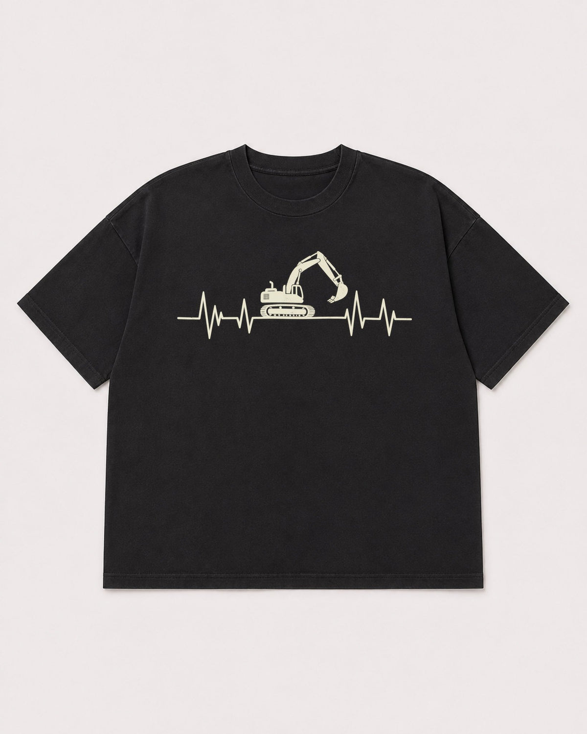 Mockup Boxy Heavyweight Tee Black product