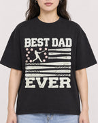 Mockup Boxy Heavyweight Tee Black female close-up 03