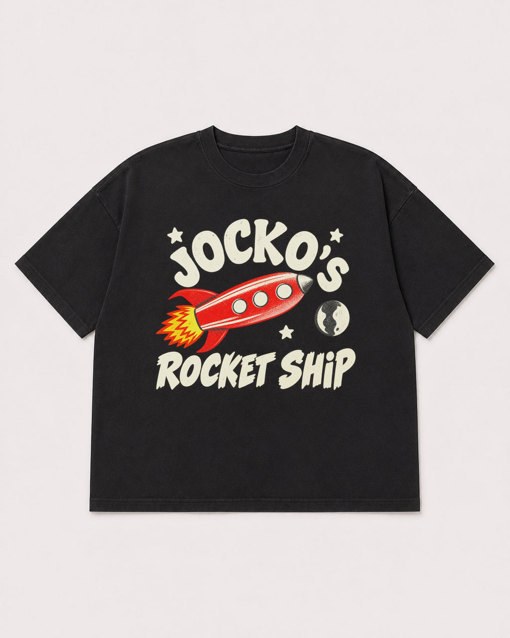Mockup Boxy Heavyweight Tee Black product