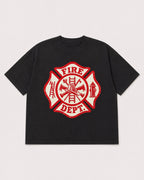 Mockup Boxy Heavyweight Tee Black product