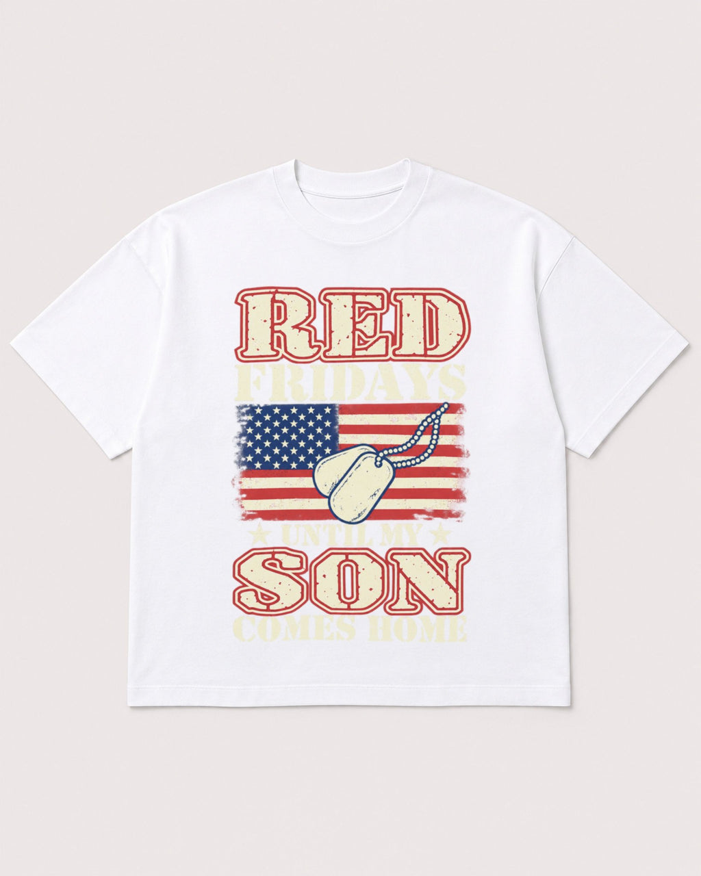 Mockup Boxy Heavyweight Tee White product
