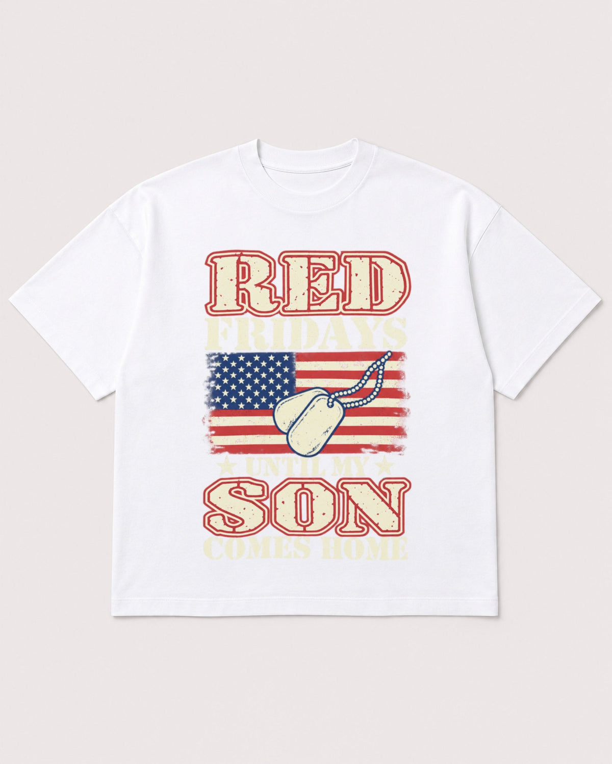 Mockup Boxy Heavyweight Tee White product