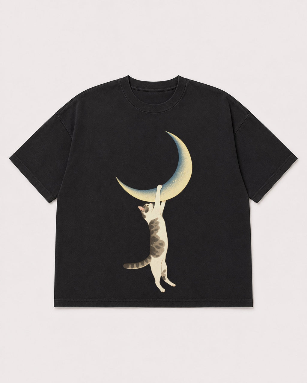 Mockup Boxy Heavyweight Tee Black product