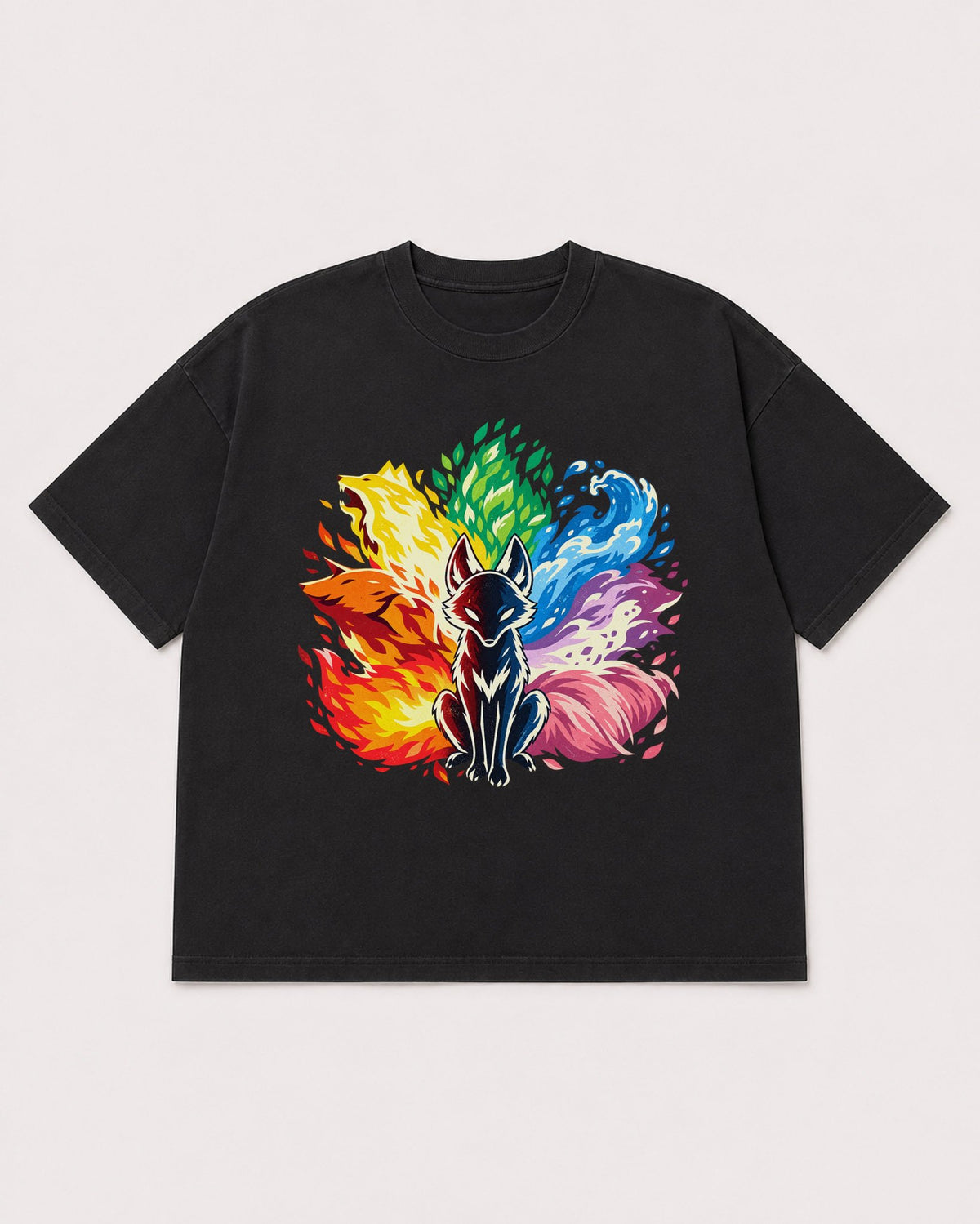 Mockup Boxy Heavyweight Tee Black product