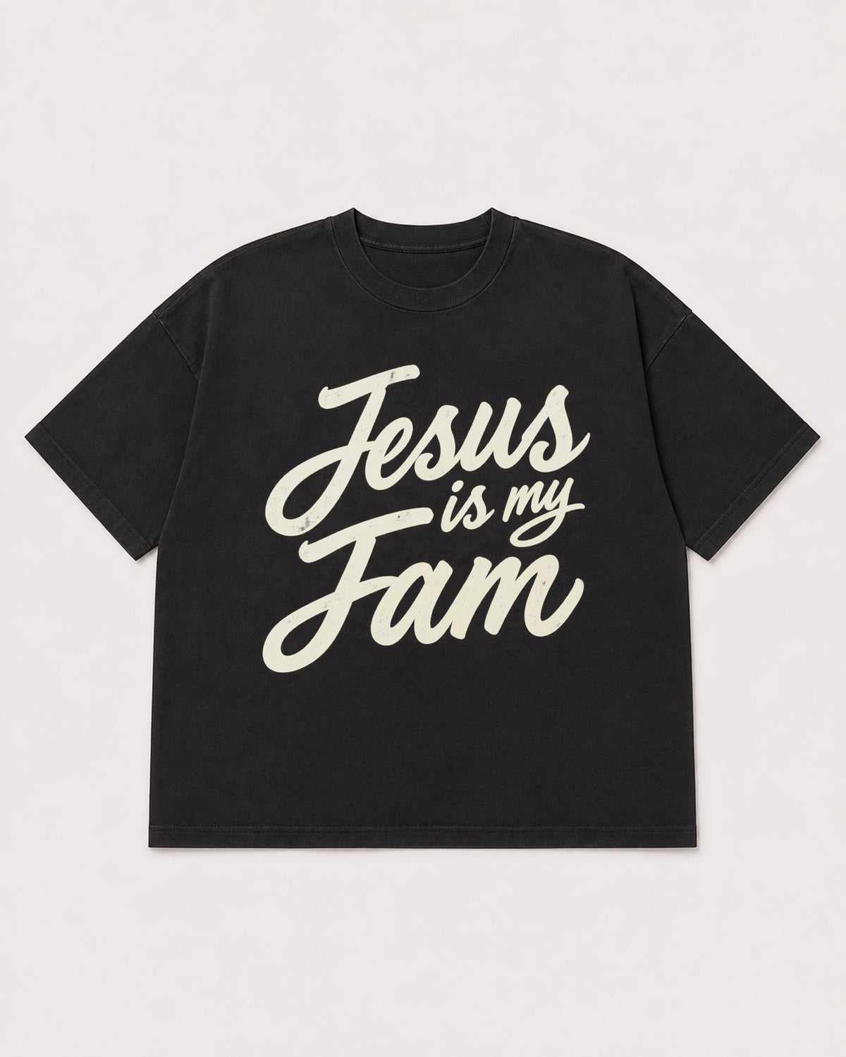 Mockup Boxy Heavyweight Tee Black product