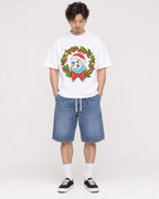 Mockup Boxy Heavyweight Tee White male full-body 03