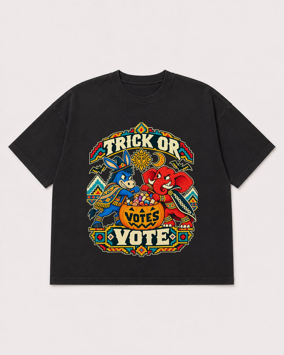 Mockup Boxy Heavyweight Tee Black product