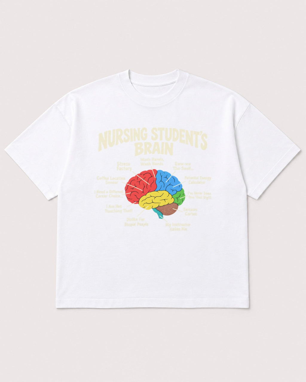 Mockup Boxy Heavyweight Tee White product