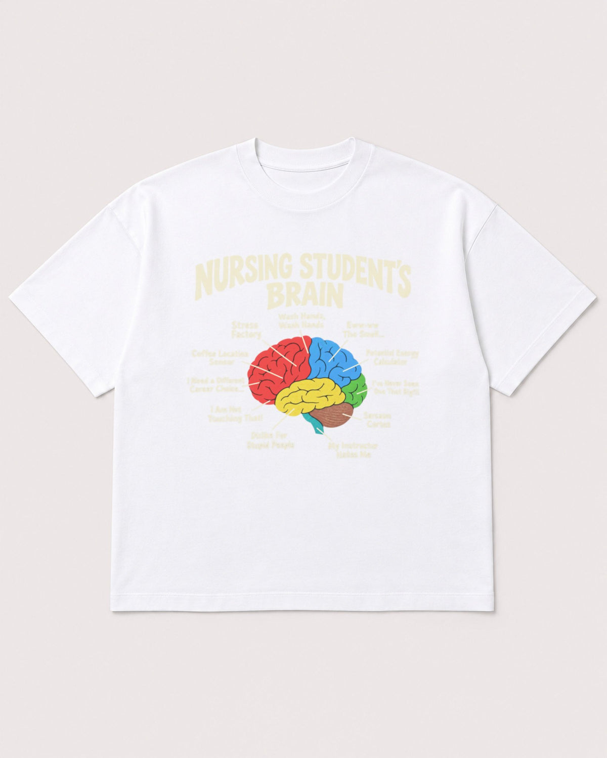 Mockup Boxy Heavyweight Tee White product