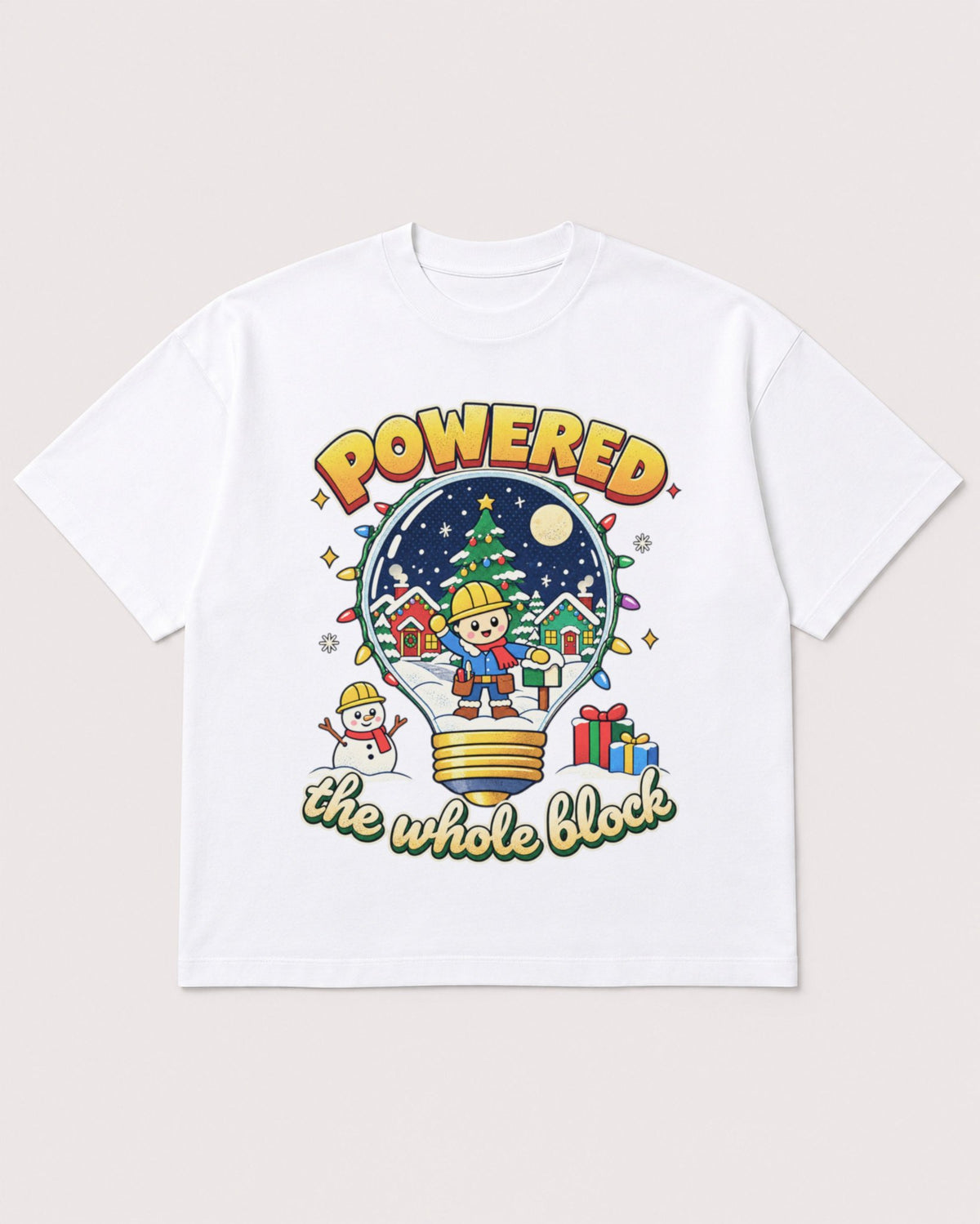 Mockup Boxy Heavyweight Tee White product