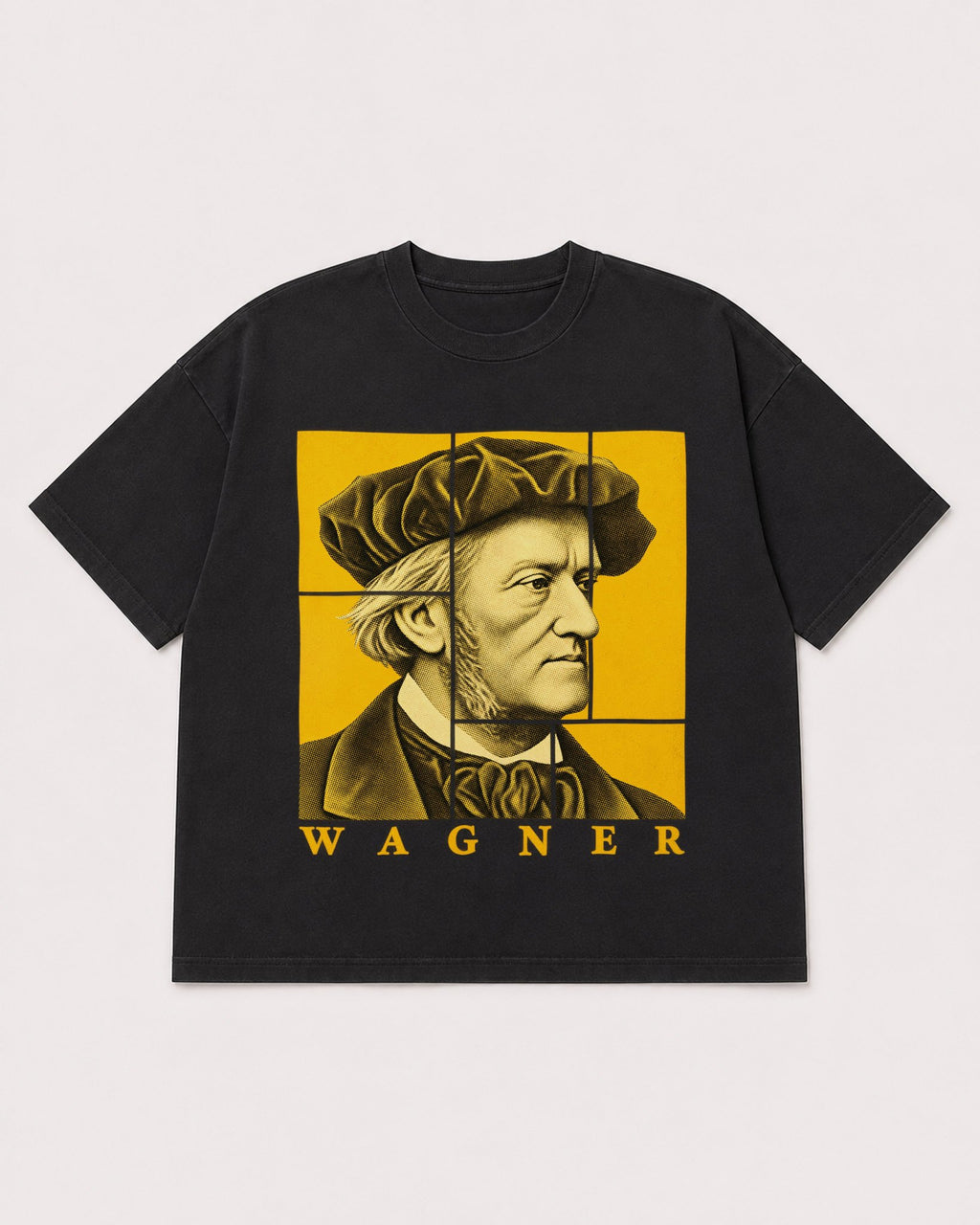 Mockup Boxy Heavyweight Tee Black product