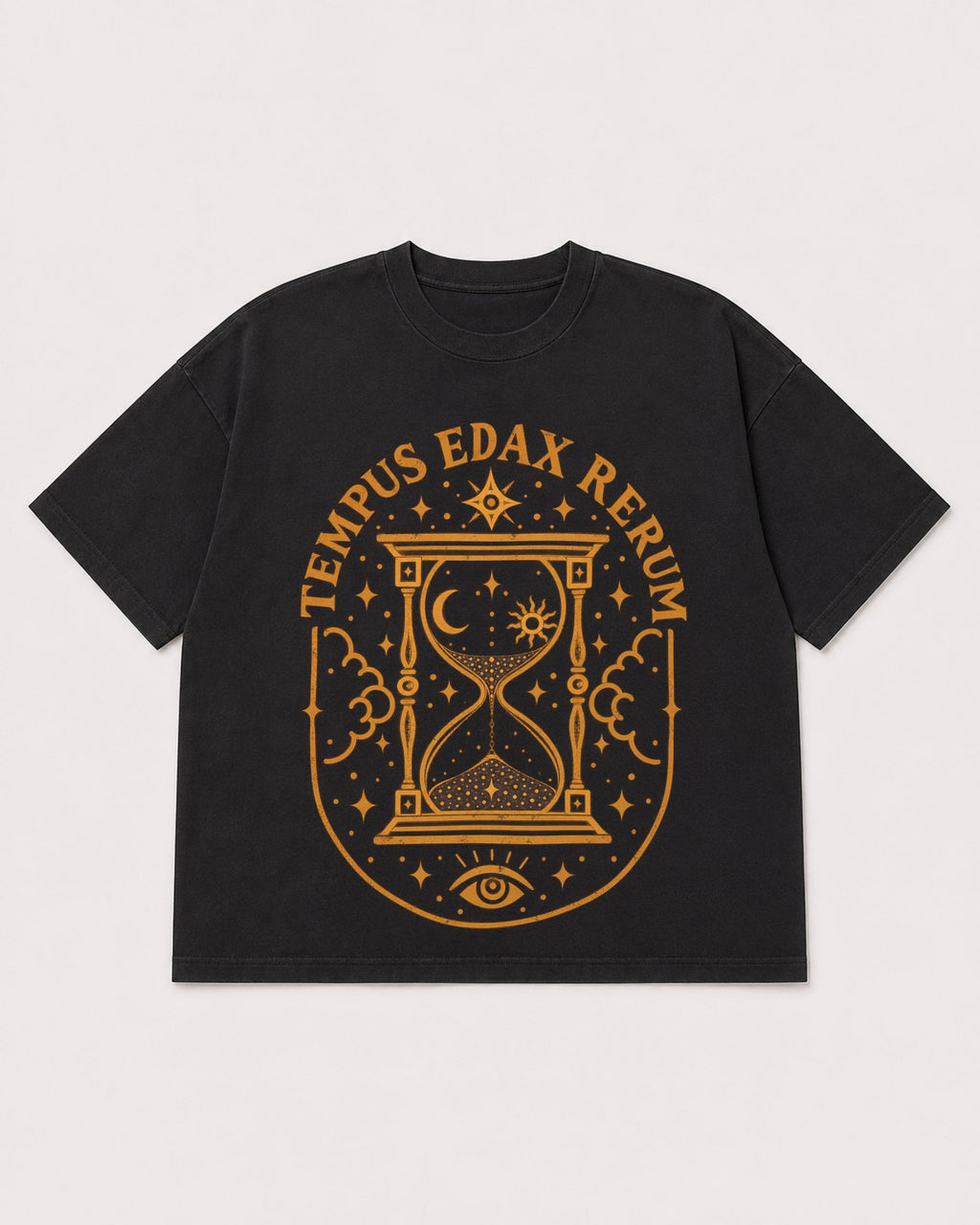 Mockup Boxy Heavyweight Tee Black product