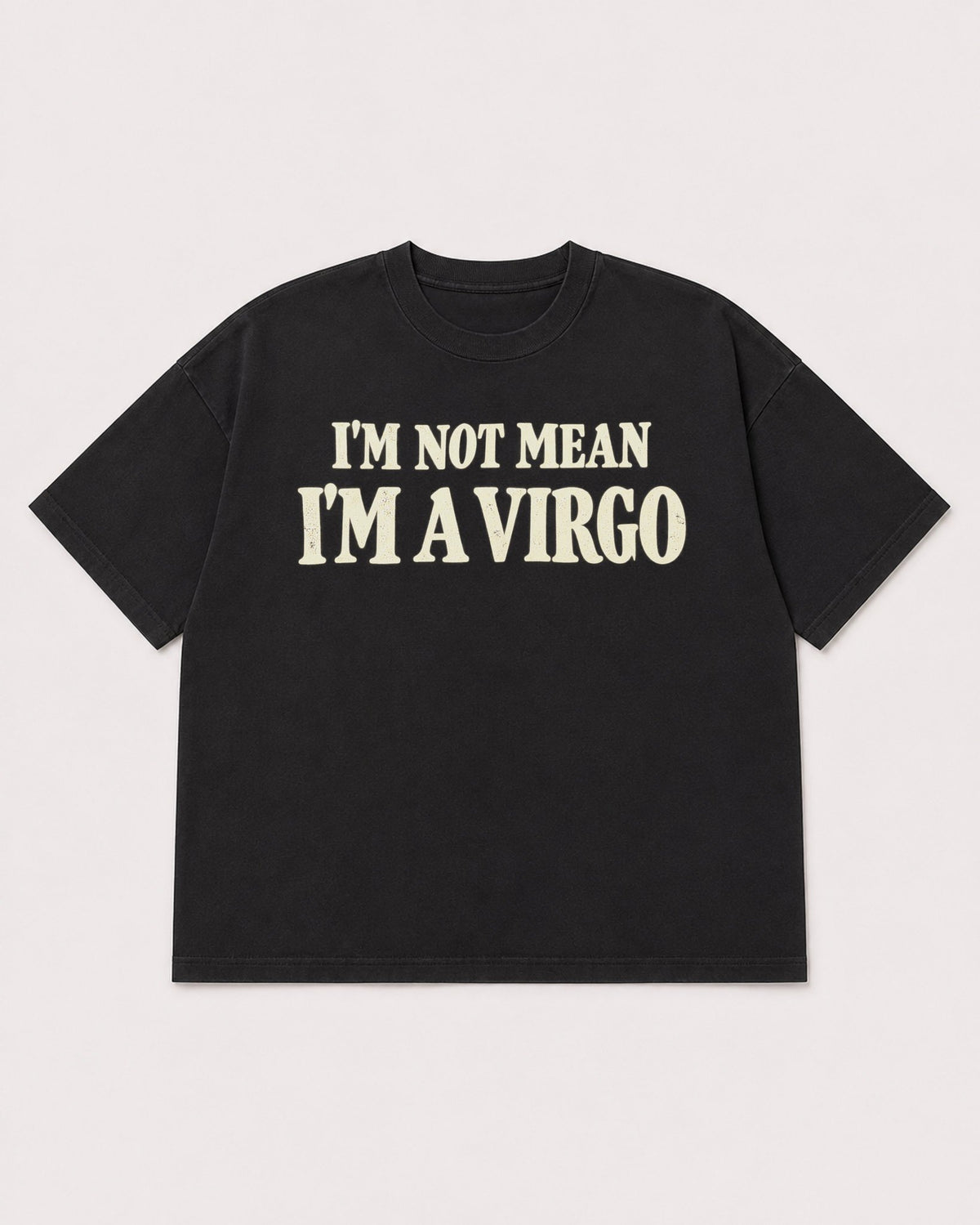 Mockup Boxy Heavyweight Tee Black product