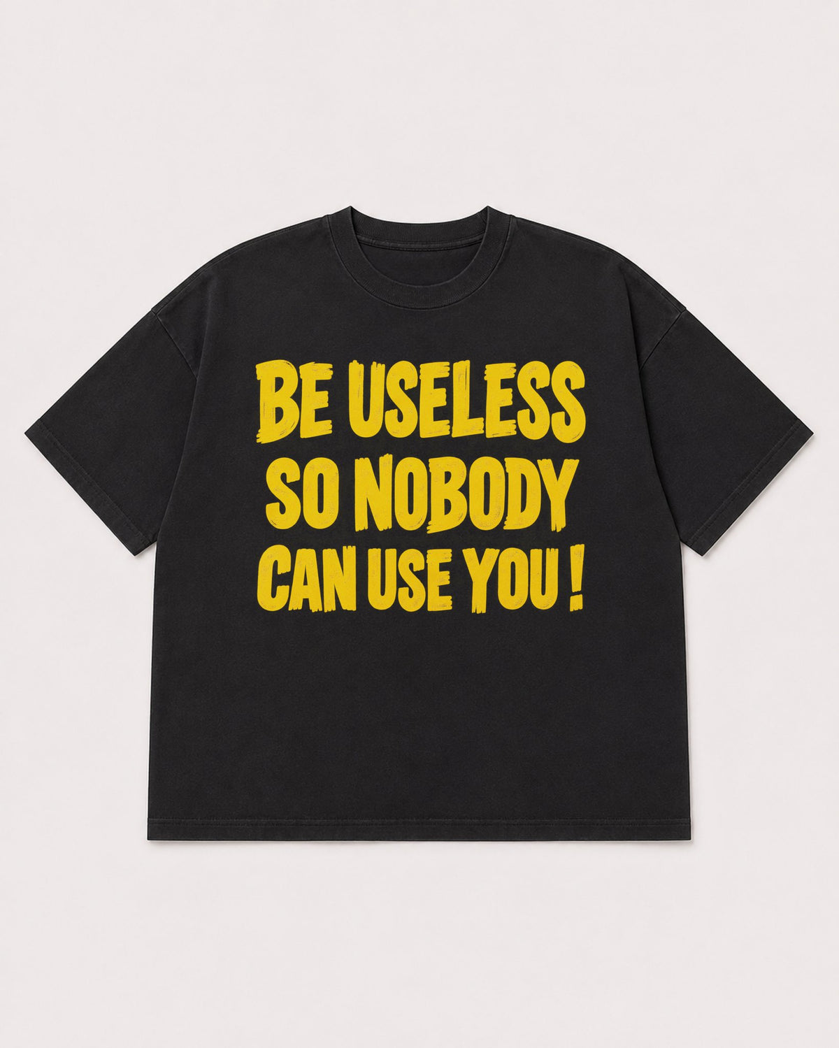Mockup Boxy Heavyweight Tee Black product