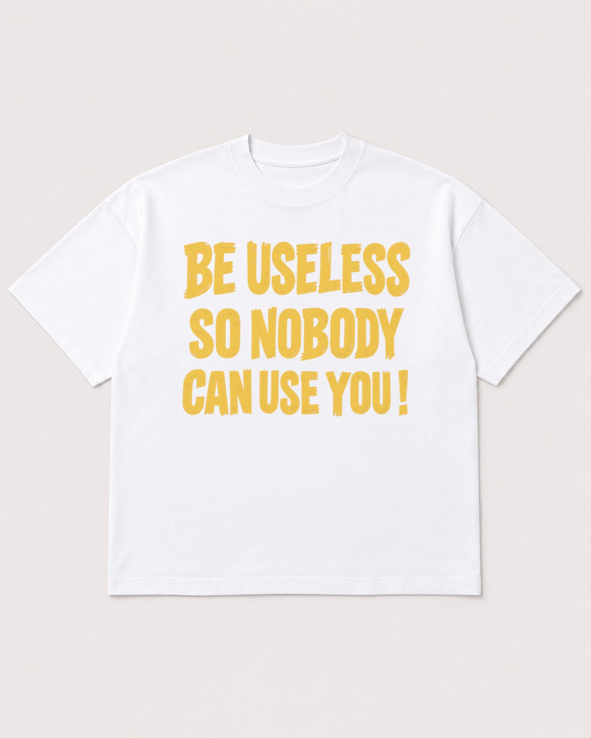 Mockup Boxy Heavyweight Tee White product