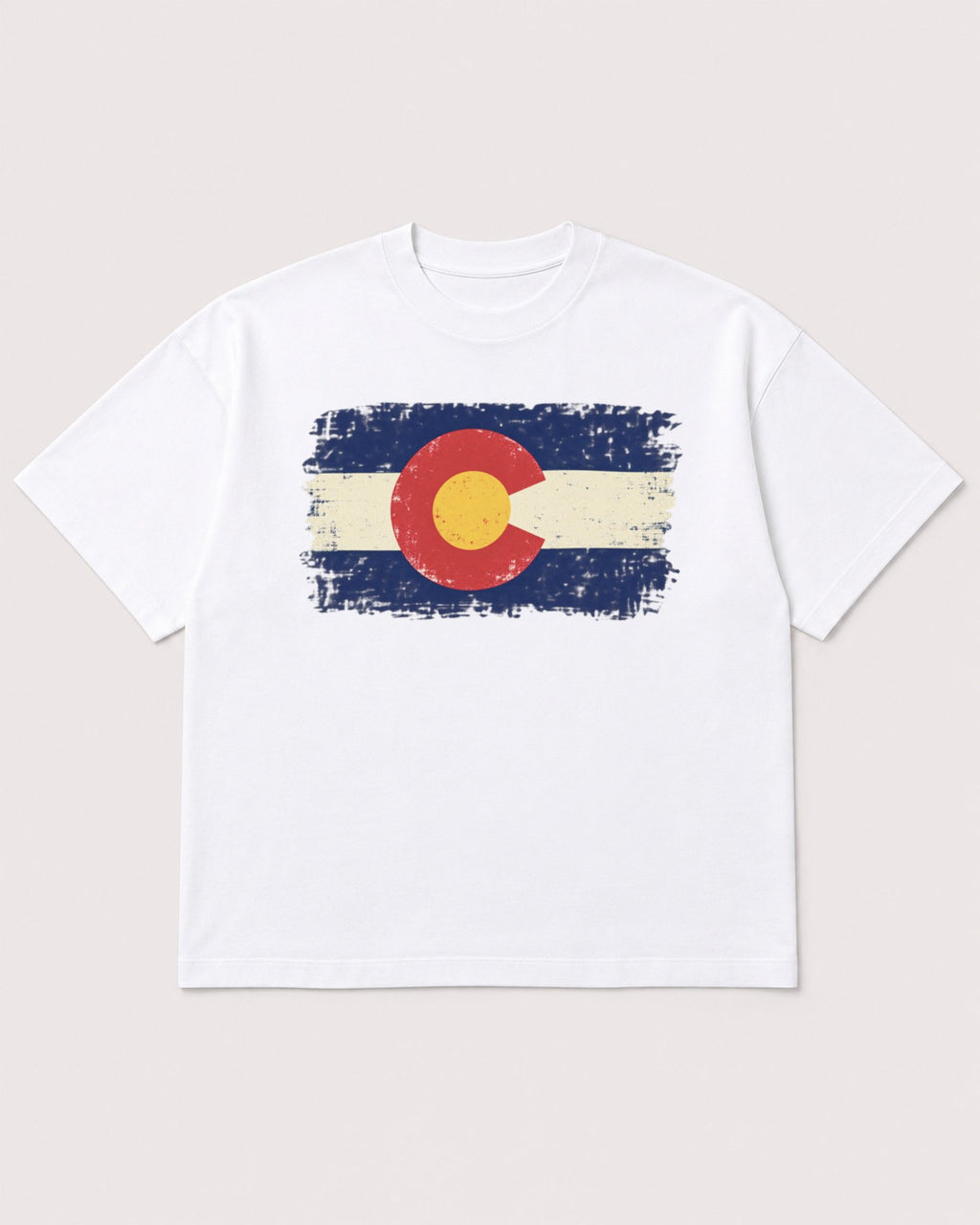 Mockup Boxy Heavyweight Tee White product