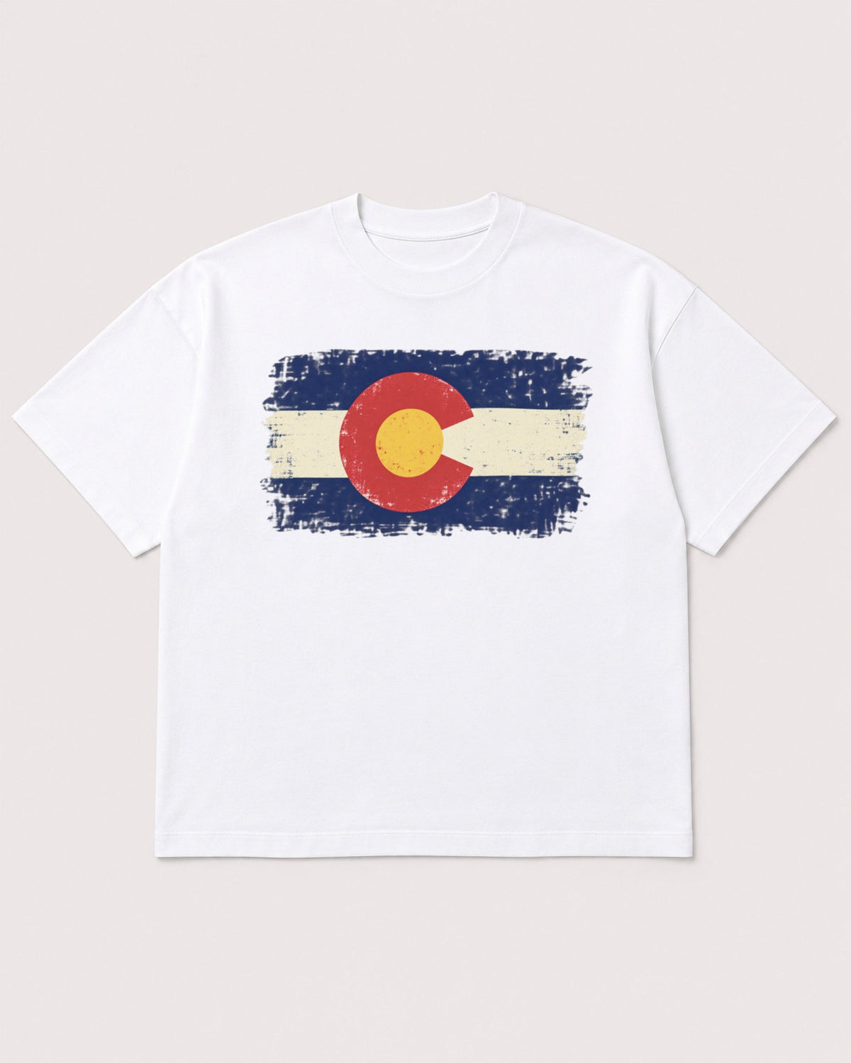 Mockup Boxy Heavyweight Tee White product