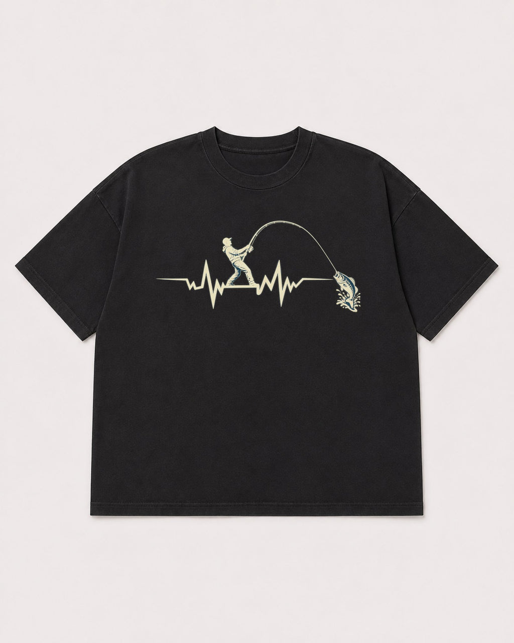 Mockup Boxy Heavyweight Tee Black product