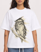 Mockup Boxy Heavyweight Tee White female close-up 06