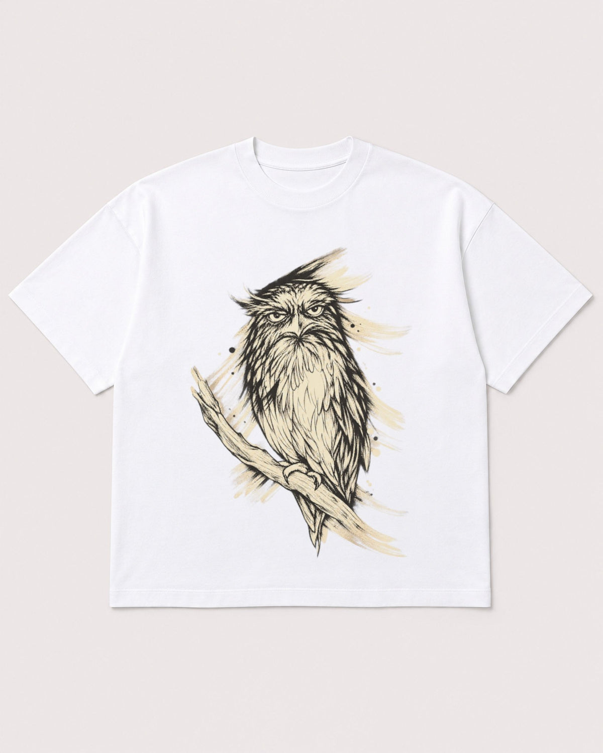 Mockup Boxy Heavyweight Tee White product
