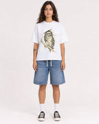 Mockup Boxy Heavyweight Tee White female full-body 06