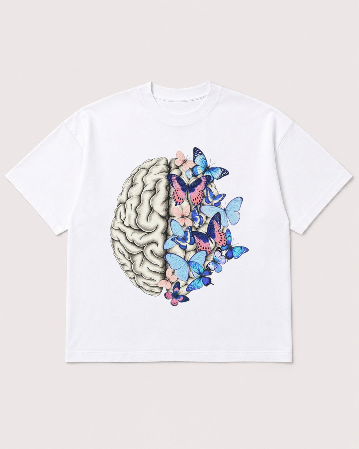 Mockup Boxy Heavyweight Tee White product