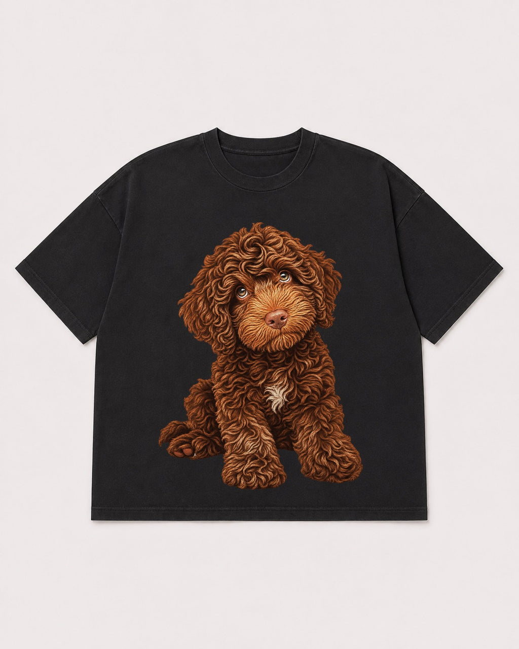 Mockup Boxy Heavyweight Tee Black product