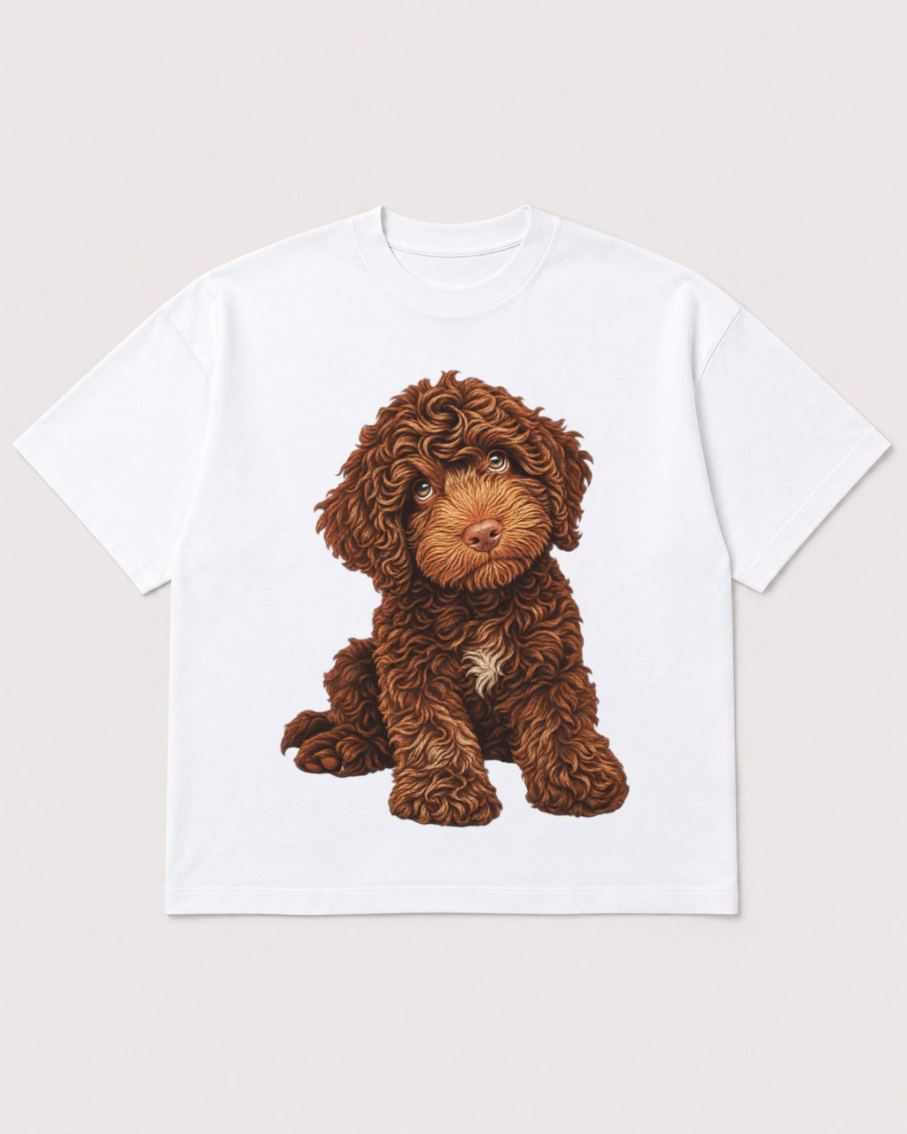 Mockup Boxy Heavyweight Tee White product