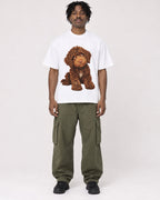 Mockup Boxy Heavyweight Tee White male full-body 04